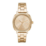 Buy Shop Michael Kors Nia Quartz Gold Dial Gold Steel Strap Watch For Women - MK3989 USA Online