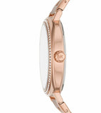 Buy Shop Michael Kors Nia Quartz Rose Gold Dial Rose Gold Steel Strap Watch For Women - MK3990 USA Online