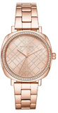 Buy Shop Michael Kors Nia Quartz Rose Gold Dial Rose Gold Steel Strap Watch For Women - MK3990 USA Online