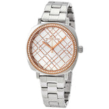 Buy Shop Michael Kors Nia Quartz Silver Dial Silver Steel Strap Watch For Women - MK3988 USA Online