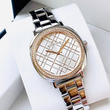 Buy Shop Michael Kors Nia Quartz Silver Dial Silver Steel Strap Watch For Women - MK3988 USA Online