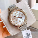 Buy Shop Michael Kors Nia Quartz Silver Dial Silver Steel Strap Watch For Women - MK3988 USA Online