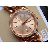 Buy Shop Michael Kors Nini Quartz Crystals Rose Gold Dial Rose Go Watch For Women - MK3236 USA Online