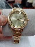 Buy Shop Michael Kors Norie Gold Dial Gold Steel Strap Watch for Women - MK3560 USA Online
