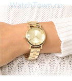 Buy Shop Michael Kors Norie Gold Dial Gold Steel Strap Watch for Women - MK3560 USA Online