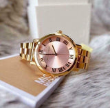Buy Shop Michael Kors Norie Gold Dial Two Tone Steel Strap Watch for Women - MK3586 USA Online