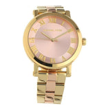 Buy Shop Michael Kors Norie Gold Dial Two Tone Steel Strap Watch for Women - MK3586 USA Online