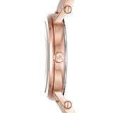 Buy Shop Michael Kors Norie Rose Gold Dial Rose Gold Steel Strap Watch for Women - MK3561 USA Online