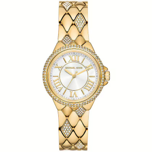Buy Shop Michael Kors Camile Analog White Dial Gold Steel Strap Watch for Women - MK4801 USA Online
