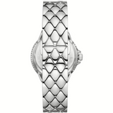 Buy Shop Michael Kors Camille Pave Crystals Silver Dial Silver Steel Strap Watch for Women - MK4804 USA Online