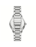 Buy Shop Michael Kors Sage Three-Hand White Dial Silver Steel Strap Watch for Women - MK4807 USA Online