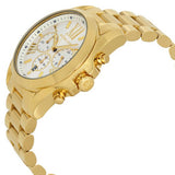 Buy Shop Michael Kors Bradshaw Chronograph White Dial Gold Steel Strap Watch For Women - MK6266 USA Online