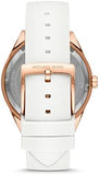 Buy Shop Michael Kors Oversized Sport Quartz White Dial White Rubber Strap Watch For Women - MK6945 USA Online