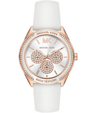 Buy Shop Michael Kors Oversized Sport Quartz White Dial White Rubber Strap Watch For Women - MK6945 USA Online
