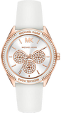 Buy Shop Michael Kors Oversized Sport Quartz White Dial White Rubber Strap Watch For Women - MK6945 USA Online
