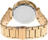 Buy Shop Michael Kors Parker Analog Crystals Gold Dial Gold Steel Strap Watch For Women - MK7283 USA Online