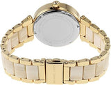 Buy Shop Michael Kors Parker Analog Gold Dial Gold Steel Strap Watch For Women - MK6833 USA Online