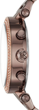 Buy Shop Michael Kors Parker Analog Quartz Brown Dial Brown Steel Strap Watch For Women - MK6378 USA Online