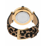 Buy Shop Michael Kors Parker Black Dial Cheetah Print Brown Leather Strap Watch For Women - MK4723 USA Online