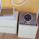 Buy Shop Michael Kors Parker Blue Dial Two Tone Steel Strap Watch for Women - MK6141 USA Online