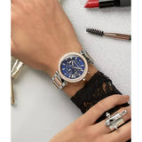 Buy Shop Michael Kors Parker Blue Dial Two Tone Steel Strap Watch for Women - MK6141 USA Online