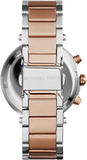 Buy Shop Michael Kors Parker Blue Dial Two Tone Steel Strap Watch for Women - MK6141 USA Online