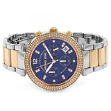 Buy Shop Michael Kors Parker Blue Dial Two Tone Steel Strap Watch for Women - MK6141 USA Online