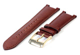 Buy Shop Michael Kors Parker Champagne Gold Dial Brown Leather Strap Watch for Women - MK2249 USA Online