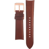Buy Shop Michael Kors Parker Champagne Gold Dial Brown Leather Strap Watch for Women - MK2249 USA Online