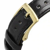 Buy Shop Michael Kors Parker Chronograph Black Dial Black Leather Strap Watch For Women - MK6984 USA Online