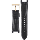 Buy Shop Michael Kors Parker Chronograph Black Dial Black Leather Strap Watch For Women - MK6984 USA Online