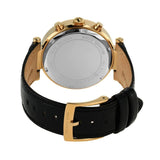 Buy Shop Michael Kors Parker Chronograph Black Dial Black Leather Strap Watch For Women - MK6984 USA Online