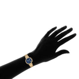 Buy Shop Michael Kors Parker Chronograph Blue Dial Gold Steel Strap Watch For Women - MK6262 USA Online