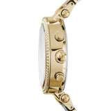 Buy Shop Michael Kors Parker Chronograph Blue Dial Gold Steel Strap Watch For Women - MK6262 USA Online