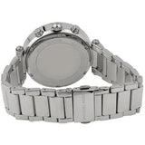 Buy Shop Michael Kors Parker Chronograph Blue Dial Silver Steel Strap Watch for Women - MK6117 USA Online