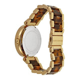 Buy Shop Michael Kors Parker Chronograph Gold Dial Two Tone Steel Strap Watch for Women - MK6109 USA Online