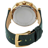 Buy Shop Michael Kors Parker Chronograph Green Dial Green Leather Strap Watch For Women - MK6985 USA Online