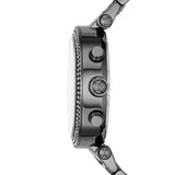 Buy Shop Michael Kors Parker Chronograph Grey Dial Grey Steel Strap Watch For Women - MK6265 USA Online