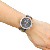 Buy Shop Michael Kors Parker Chronograph Grey Dial Two Tone Steel Strap Watch For Women - MK6440 USA Online
