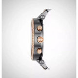 Buy Shop Michael Kors Parker Chronograph Grey Dial Two Tone Steel Strap Watch For Women - MK6440 USA Online