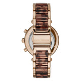 Buy Shop Michael Kors Parker Chronograph Rose Gold Dial Two Tone Steel Strap Watch For Women - MK6832 USA Online