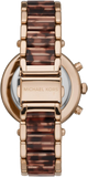 Buy Shop Michael Kors Parker Chronograph Rose Gold Dial Two Tone Steel Strap Watch For Women - MK6832 USA Online