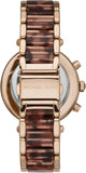 Buy Shop Michael Kors Parker Chronograph Rose Gold Dial Two Tone Steel Strap Watch For Women - MK6832 USA Online