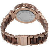 Buy Shop Michael Kors Parker Chronograph Rose Gold Dial Two Tone Steel Strap Watch For Women - MK6832 USA Online