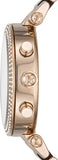 Buy Shop Michael Kors Parker Chronograph Rose Gold Dial Two Tone Steel Strap Watch For Women - MK6832 USA Online