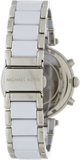 Buy Shop Michael Kors Parker Chronograph Silver Dial Silver Steel Strap Watch For Women - MK6354 USA Online