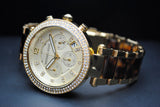 Buy Shop Michael Kors Parker Chronograph Silver Dial Two Tone Steel Strap Watch For Women - MK5687 USA Online