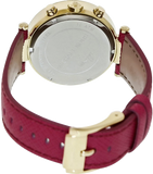 Buy Shop Michael Kors Parker Chronograph White Dial Pink Leather Strap Watch for Women - MK2297 USA Online