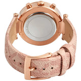 Buy Shop Michael Kors Parker Chronograph White Dial Pink Leather Strap Watch For Women - MK6935 USA Online
