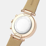 Buy Shop Michael Kors Parker Chronograph White Dial Pink Leather Strap Watch For Women - MK6935 USA Online